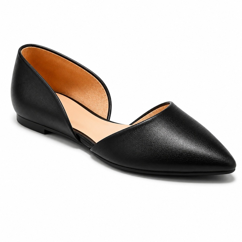 Women's A New Day Julie Ballet Flats Black Size 9.5 New With Tags‎